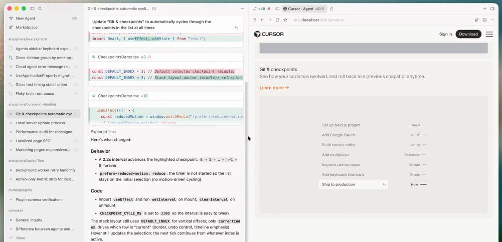 Built-in Browser